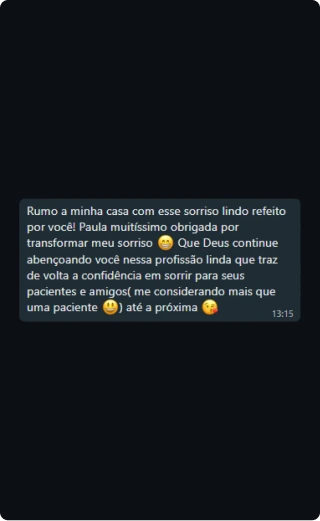 Experiência de paciente com o planejamento do sorriso