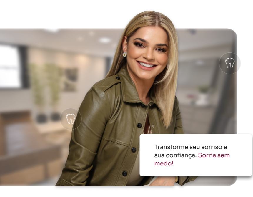 Dra. Paula Cardoso, dentista em Goiânia, em seu consultório